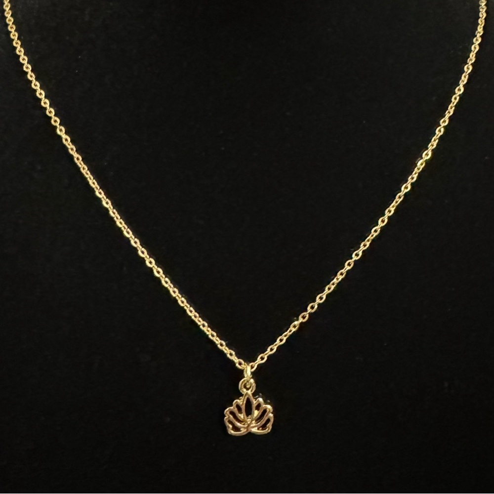 GOLD PLATED NECKLACE | Handmade Gold Plated Stainless Steel Necklace